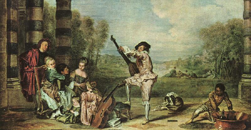 Jean-Antoine Watteau Mezzetin